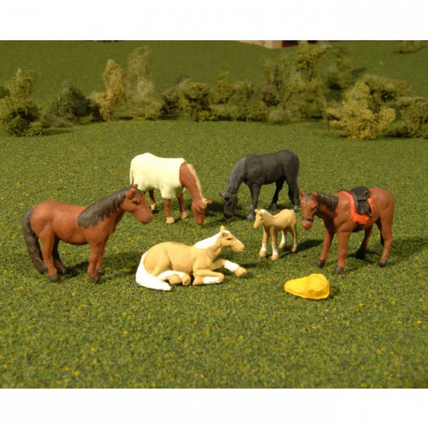 Bachmann 33169 Horses (6) O Scale Figures
