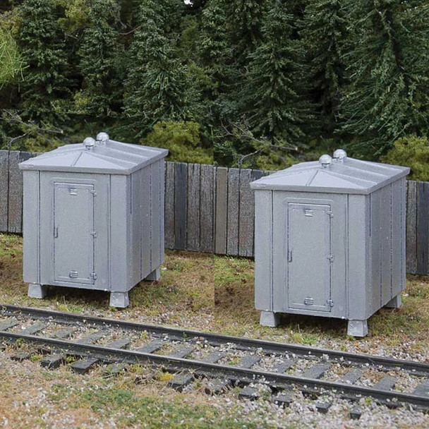 Bachmann 42220 Trackside Equipment Buildings (2) HO Scale