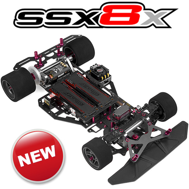 Corally C-00132 - 1/8 SSX-8X On-Road Car Kit - Chassis Kit Only