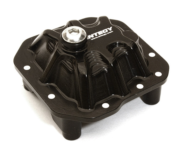 Integy Aluminum Alloy Differential Cover: Axial 1/10 SCX10 II C27141BLACK