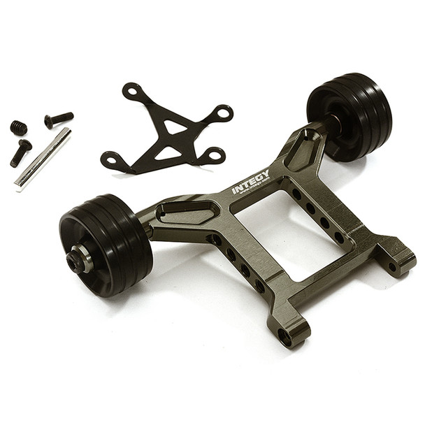 Integy Machined Wheelie Bar : Arrma 1/10 Granite 4X4 3S BLX C29008GREY