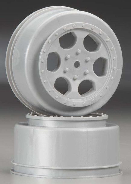 DeRacing 1:10 Trinidad SC Wheels / Rims Durango DESC410R Silver ( 2 )