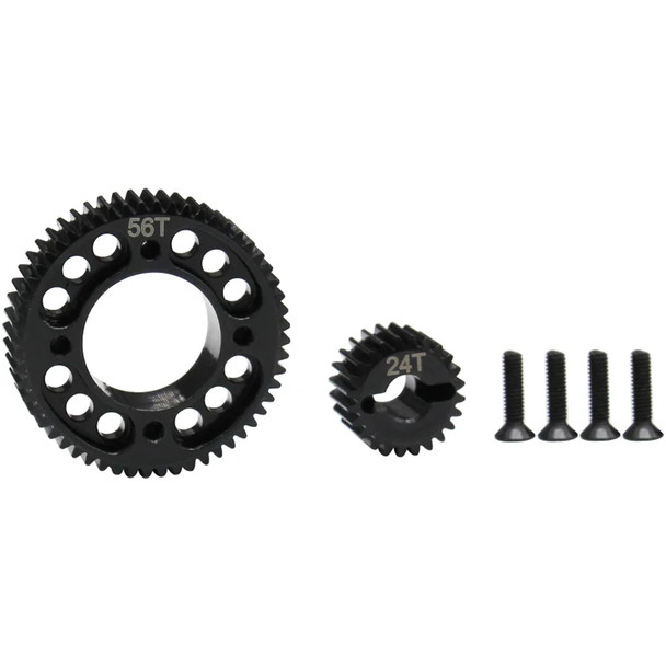 Hot Racing EDR824X56 Stealth X Drive UD2 Gear Set Machined : Element Enduro