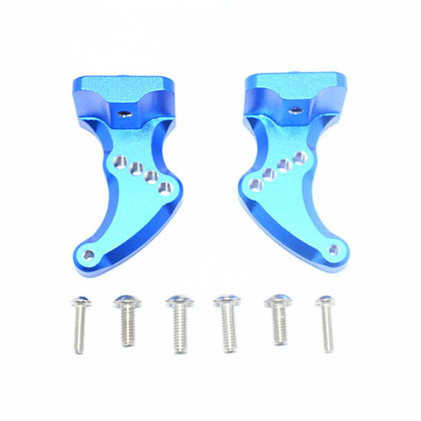 GPM Racing Aluminum Rear Wing Mount Blue : Traxxas E-Revo VXL 2.0