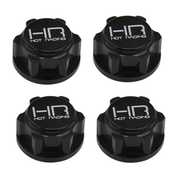 Hot Racing ERVT10C01 Aluminum 17mm Friction Dirt Shield Wheel Nuts : E-Revo 2.0