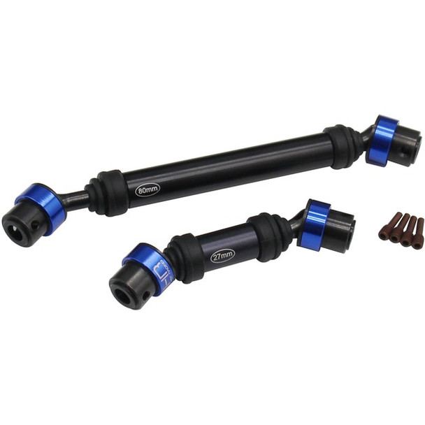 Hot Racing ERVT37CC Center Drive Cv Splined Shaft :E-Revo /E-Revo 2.0 /Summit