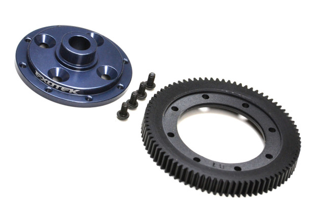 Exotek 1798 MACHINED 81 SPUR GEAR AND MOUNTING PLATE : EB410