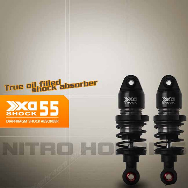 Gmade GM22507 XD Diaphragm Shock 55mm 2pcs : 1/10 Onroad Cars