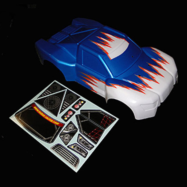 HoBao 11036B 1/10 Painted Body Blue w/ Decals : Hyper 10SC