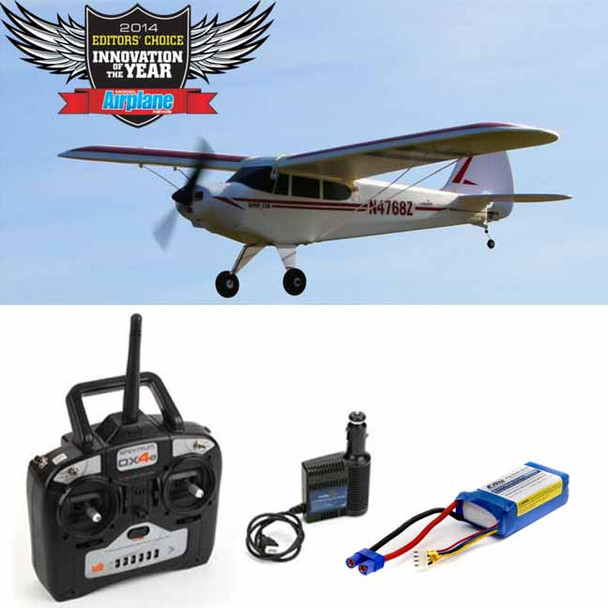 HobbyZone HBZ8100B Super Cub S Airplane SAFE Technology RTR w/ DX4E Radio