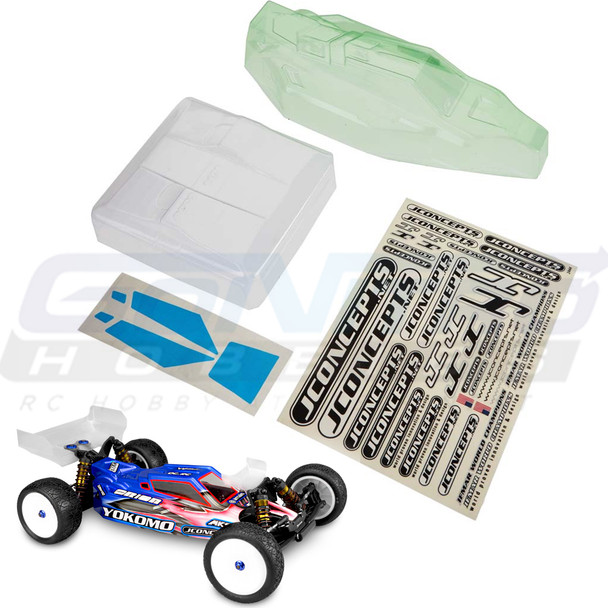 JConcepts Clear Body w/Aero Wing Lightweight Yokomo YZ-2 & DT Buggies