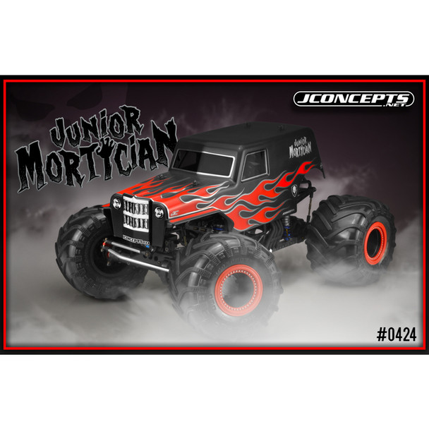 JConcepts 0424 JCI Junior Mortician 12.5″ Wheelbase Clear Body