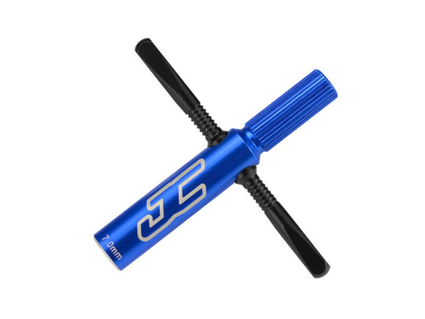 JConcepts 22631 7mm Fin Quick Spin Wrench Blue