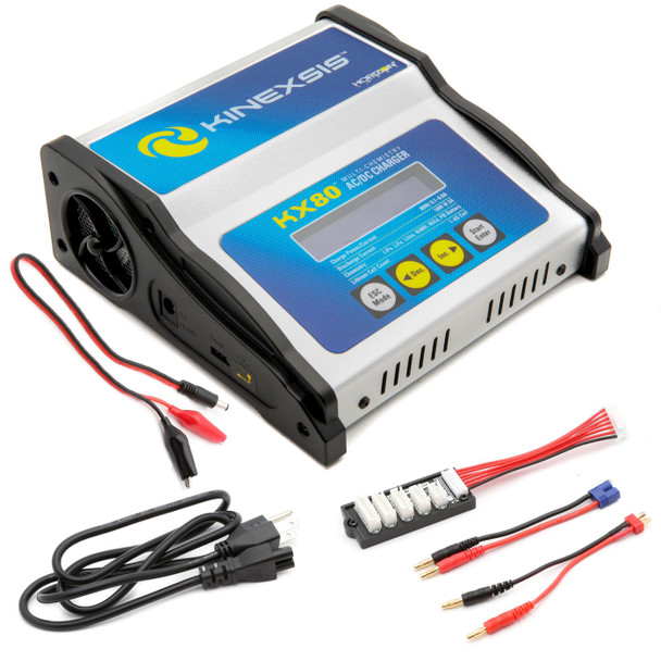 Kinexsis KX80 80W 6A AC/DC 1S-6S LiPo / LiFe / Li-Ion Charger KXSC1002