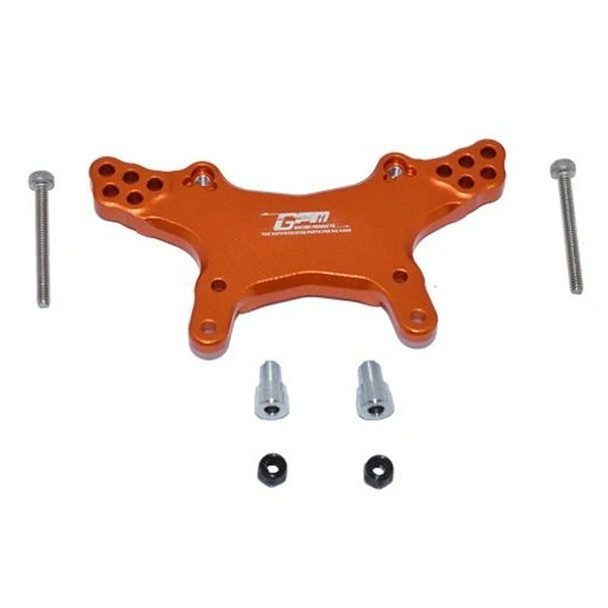 GPM Racing Aluminum Front Damper Mount Orange : Losi 1/18 Mini-T 2.0