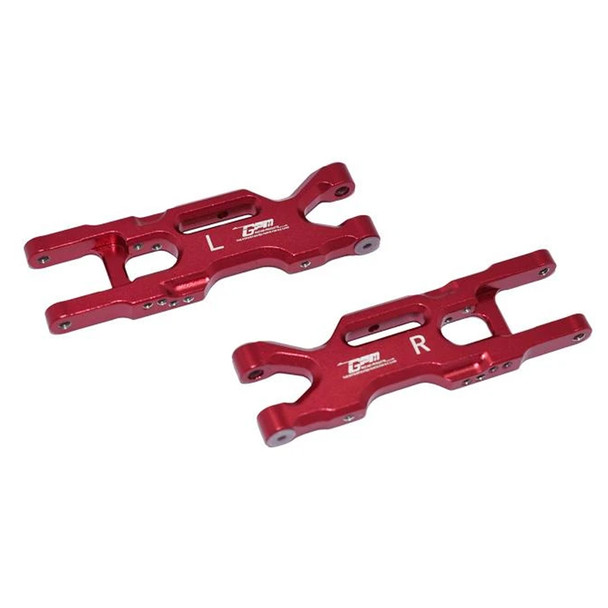 GPM Racing Aluminum Rear Lower Arms Red : Losi 1/18 Mini-T 2.0