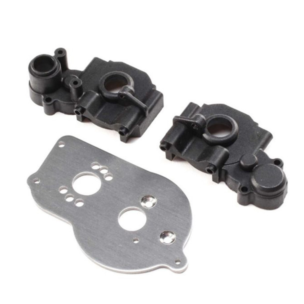 Losi LOS212017 Transmission Case & Motor Plate : Mini-T 2.0