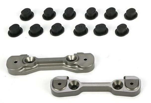 Losi LOSB4112 Adjustable Front Hinge Pin Holder Set: 10-T / Ten-T / SCTE 2.0