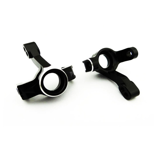 Hot Racing Black Aluminum Steering Knuckles : LaTrax Rally