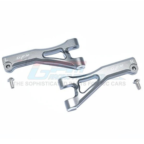 GPM Racing Aluminum Front Upper Arms (4Pcs) Grey : Limitless/Infraction/Typhon