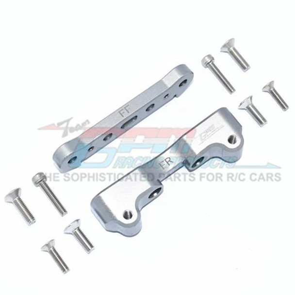 GPM Aluminum Front Lower Suspension Mount Grey : 1/5 KRATON/OUTCAST 8S BLX