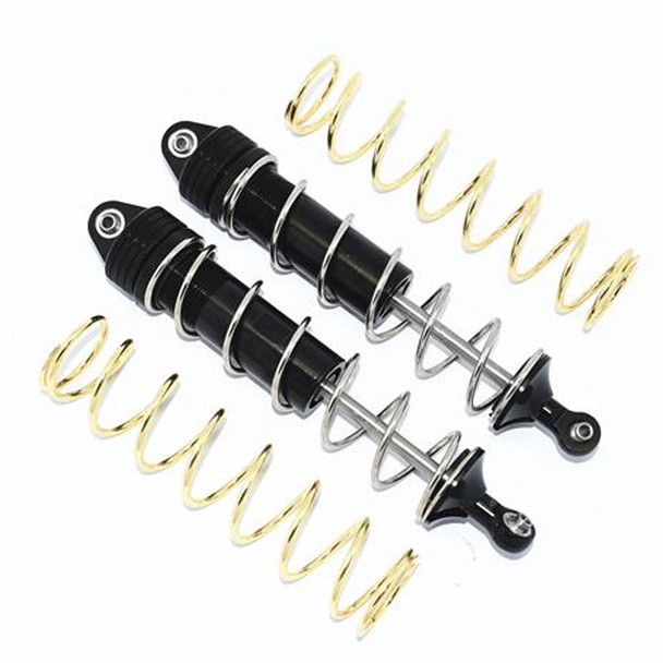 GPM Alum Rear Thickened Spring Dampers 187mm Black : 1/5 8S BLX Kraton/Outcast