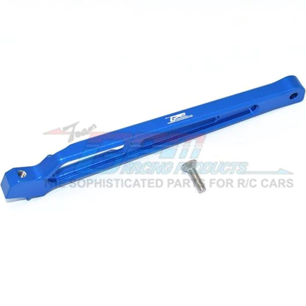 GPM Racing Aluminum Rear Chassis Brace Blue : Arrma 1/7 Mojave 6S BLX