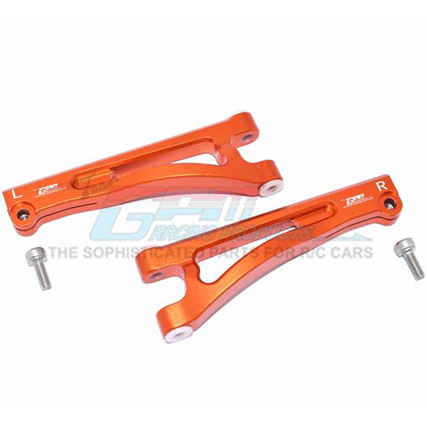 GPM Racing Aluminum Front Upper Arms Orange : Arrma 1/7 Mojave 6S BLX