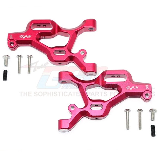 GPM Racing Aluminum Front Lower Arms Red : Senton 6S BLX