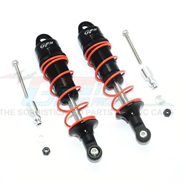 GPM Aluminum Front Adjustable Dampers 100mm Black : 6S BLX Senton & Typhon