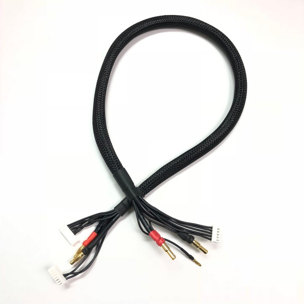 Maclan 2S/4S Charge Cable With 4mm/5mm Bullet Connectors MCL4171