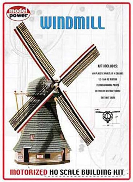 Model Power Motorized Windmill Kit Train Building HO 404