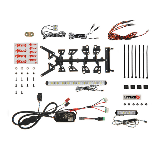 MyTrickRC Attack Off-Road 1062 Series Light Bar Kit- 1-DG-1 Controller AO1062