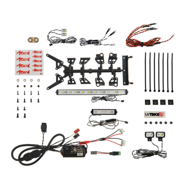 MyTrickRC Attack Off-Road 1262 Series Light Bar Kit- 1-DG-1 Controller AO1262