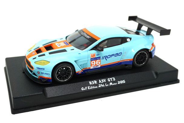 NSR 0049AW ASV GT3 Gulf Edition 24H Le Mans 2015 #96 AW King 21 1/32 Slot Car