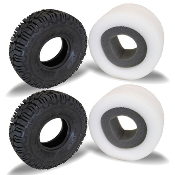 PITBULL PB9007NK MAD BEAST 1.9 SCALE RC TIRES W/2 STAGE FOAM - 2pcs