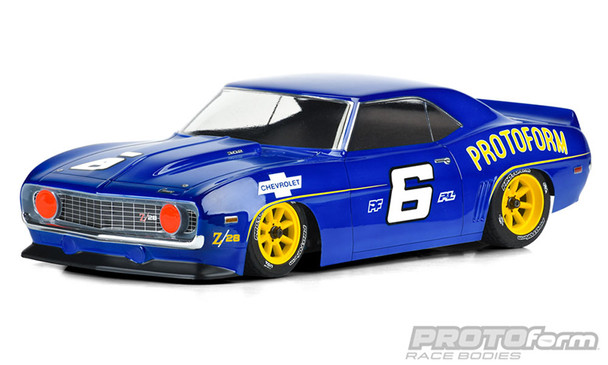 Protoform 1562-40 1969 Chevrolet Camaro Z28 Clear Body : VTA Class Vehicles