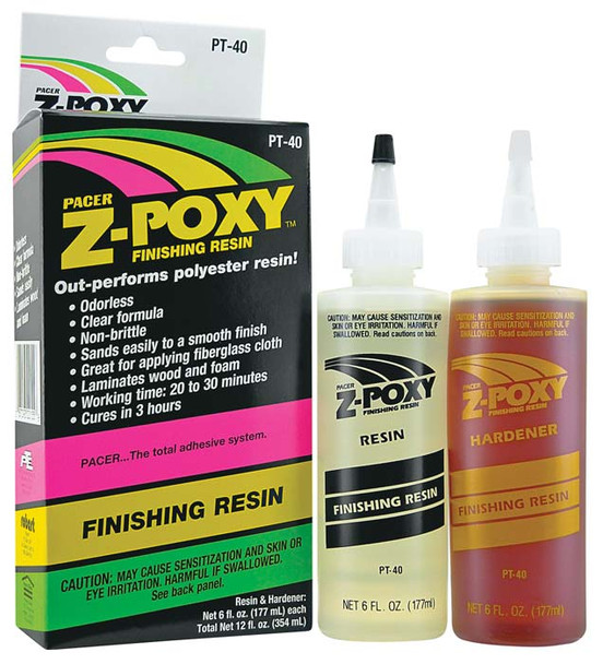 Pacer Zap Adhesives Z-Poxy Finishing Resin 12 Ounce PT40