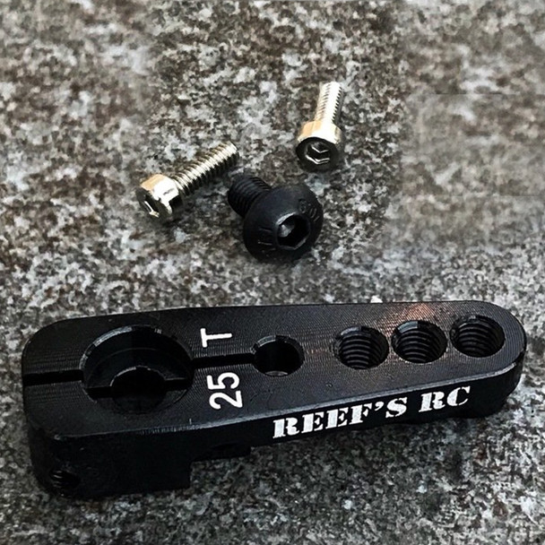 Reef's RC REEFS04 HD Servo Horn 25T Black