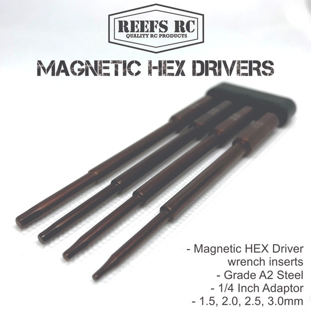 Reef's REEFS37 Magnetic Hex Drivers