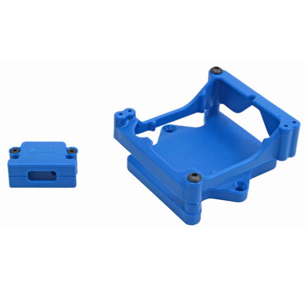 RPM 81325 Blue ESC Cage for the Castle Sidewinder 4 : Slash/Stampede 2WD & 4x4