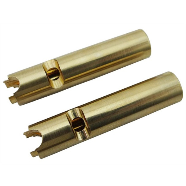 Hot Racing SCX12AW Brass Axle Tube Weights (2) : SCX10 / Dingo / AX10 Scorpion