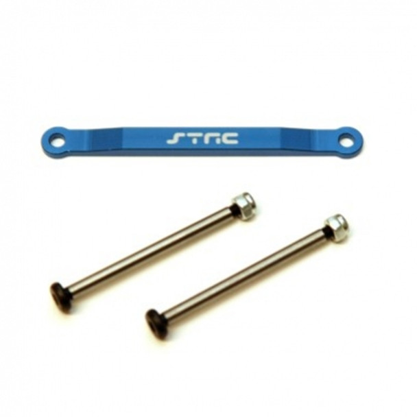 STRC Aluminum Front Hinge-Pin Brace Kit : Stampede/Ruster/Bandit/Slash 2wd Blue