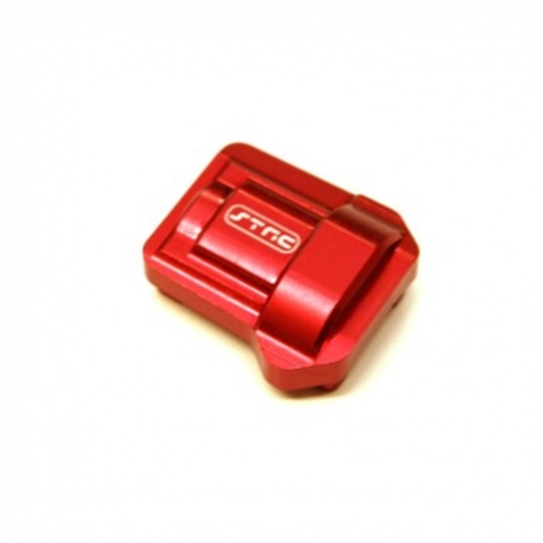 STRC ST8280R Aluminum HD Diff Cover : Traxxas TRX-4 Red