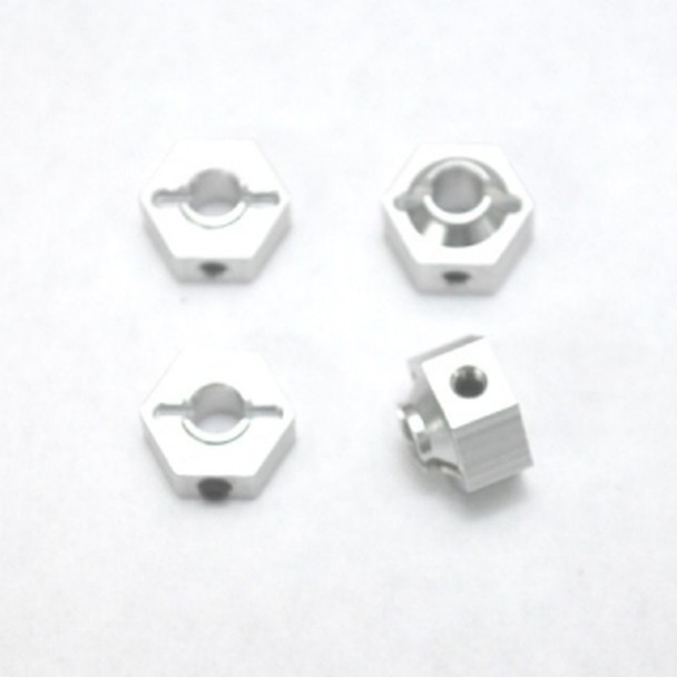 STRC STC9883S Aluminum Hex Adapter (4Pcs) Silver : SC10