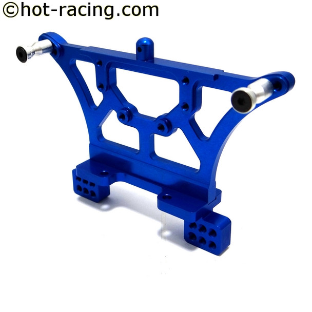 Hot Racing TE1030 Blue Aluminum Rear Shock Tower : Stampede / Rustler