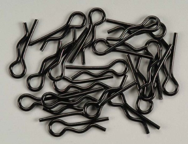 HPI 6203 Body Clip 8mm Black (20)