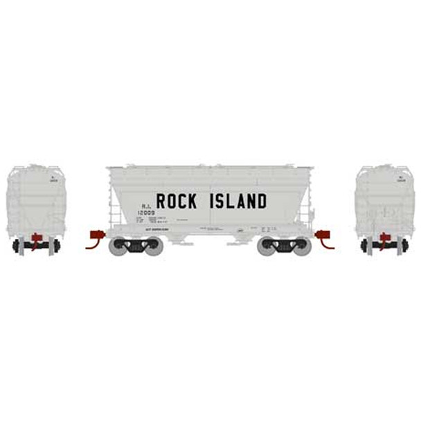 Athearn ATH23454 ACF 2970 Covered Hopper RI #12009 Freight Car N Scale