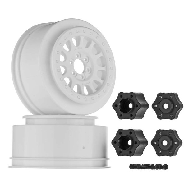 Axial AX31371 2.2 / 3.0 Method 105 Wheel 41mm White (2) : Yeti or EXO Terra Buggy