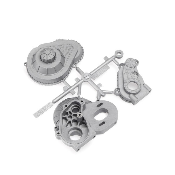 Axial AX31531 LCX Transmission Case Silver : SCX10 II / SCX10 / RR10 Bomber